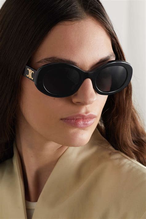 celine 41376 black|TRIOMPHE 13 SUNGLASSES IN ACETATE .